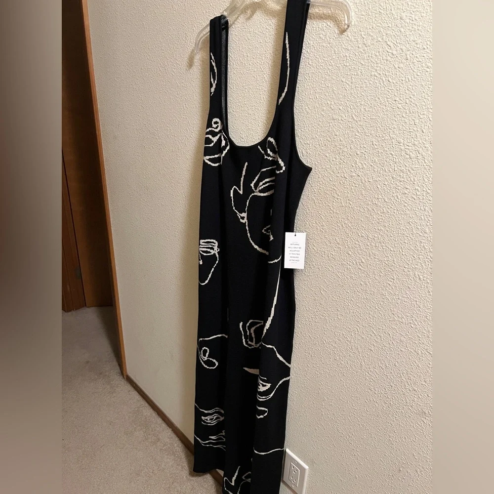 NWT Eloquii Intarsia Column Maxi Dress - Picture 2 of 3